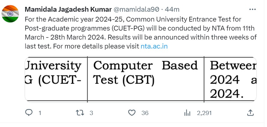 CUET-PG-Exam-Date-Update CUET PG 2024: Exam Date Update | अब आगे क्या करना है? FAQs Answered