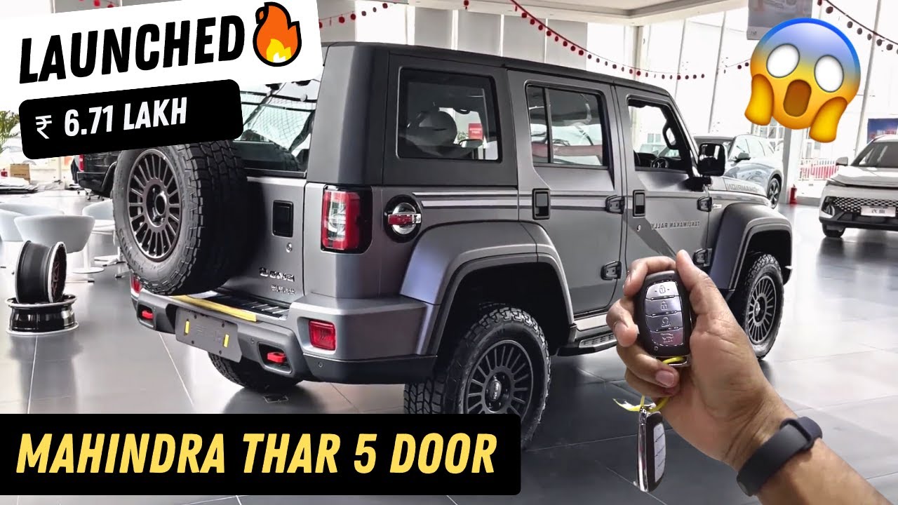 New Mahindra Thar 5 Door Launched Date & Price